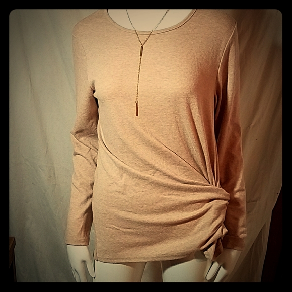 Tan long sleeve shirt - Picture 1 of 4